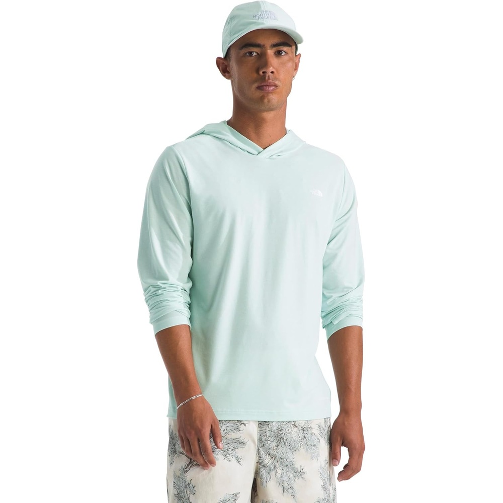 image:imageTHE NORTH FACE Mens Adventure Sun Hoodie Light amp Breathable With Upf 40 Sun Protection amp 3piece HoodOpal Frost