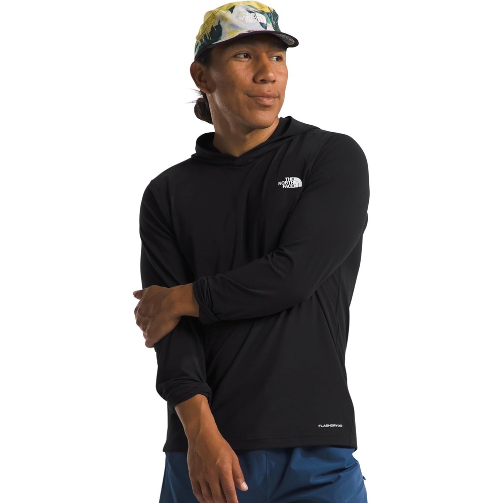 image:imageTHE NORTH FACE Mens Adventure Sun Hoodie Light amp Breathable With Upf 40 Sun Protection amp 3piece HoodTnf Black