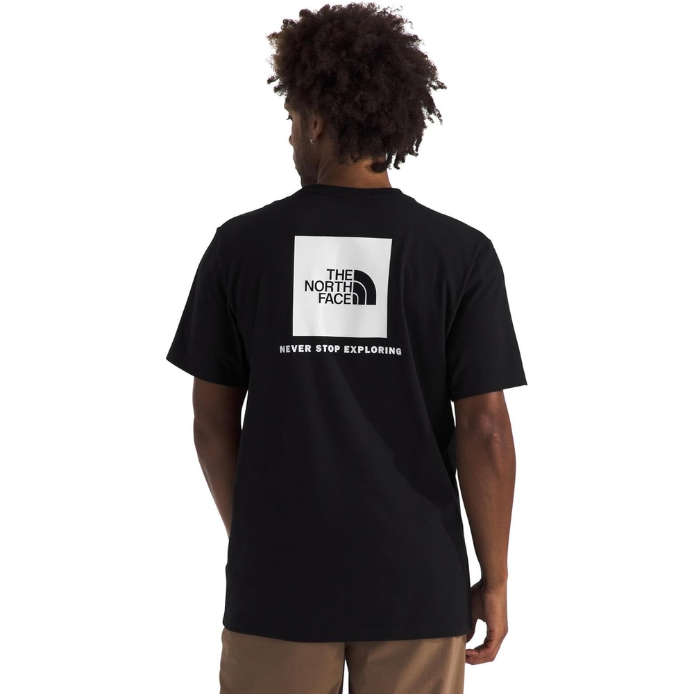 image:imageTHE NORTH FACE Mens Core Box NSE Short Sleeve Tee Branded Tshirt With a Ribbed CollarTnf BlackTnf White