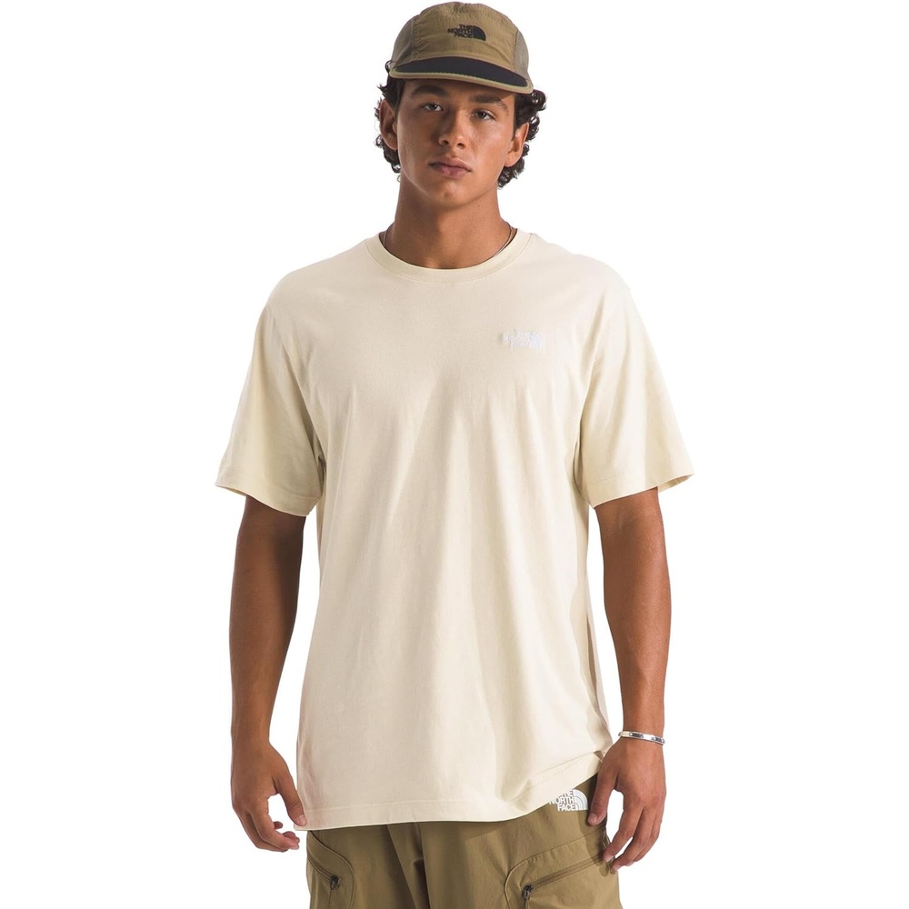 image:imageTHE NORTH FACE Mens Evolution Simple Dome Shortsleeve Tee Standard amp Big Size Cotton Shirt With the Classic LogoDesert Stone