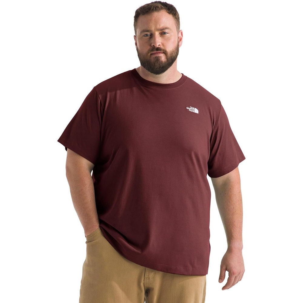 image:imageTHE NORTH FACE Mens Evolution Simple Dome Shortsleeve Tee Standard amp Big Size  Cotton Shirt With the Classic LogoSumac