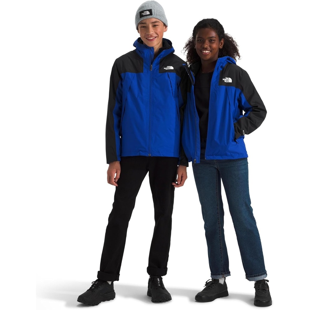 imageTHE NORTH FACE Teen Antora Triclimate Jacket Waterproof Shell Inner Fleece Layer Adjustable Hood With Rain Guard TunnelTnf Blue