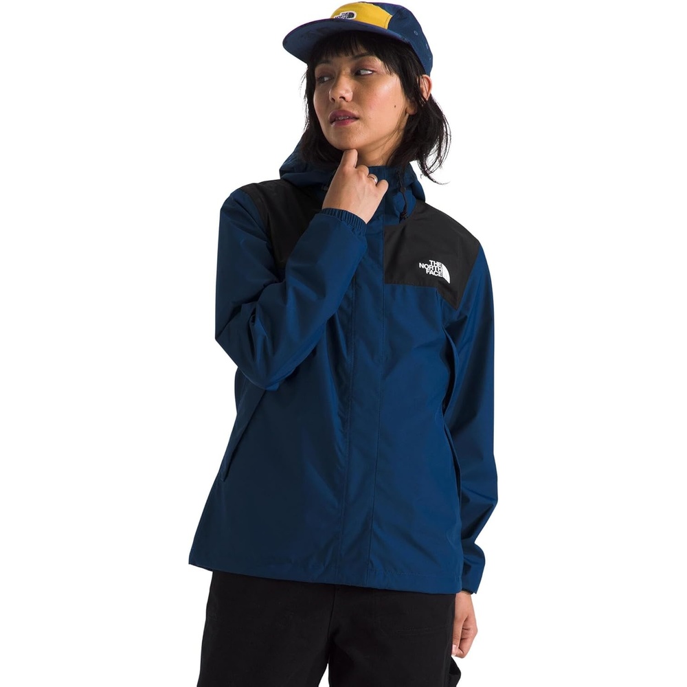 image:imageTHE NORTH FACE Womens Antora Waterproof Breathable Rain CoatEstate BlueTnf Black