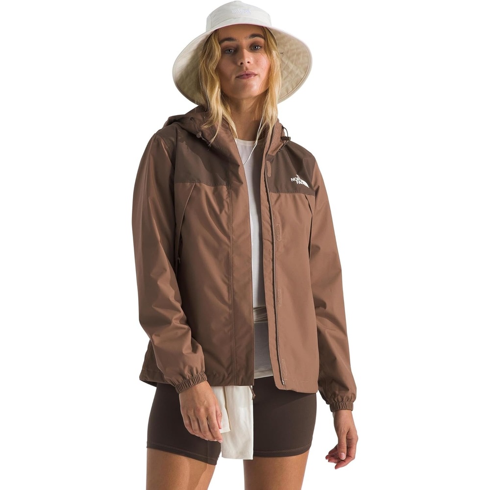 image:imageTHE NORTH FACE Womens Antora Waterproof Breathable Rain CoatLatteSmokey Brown