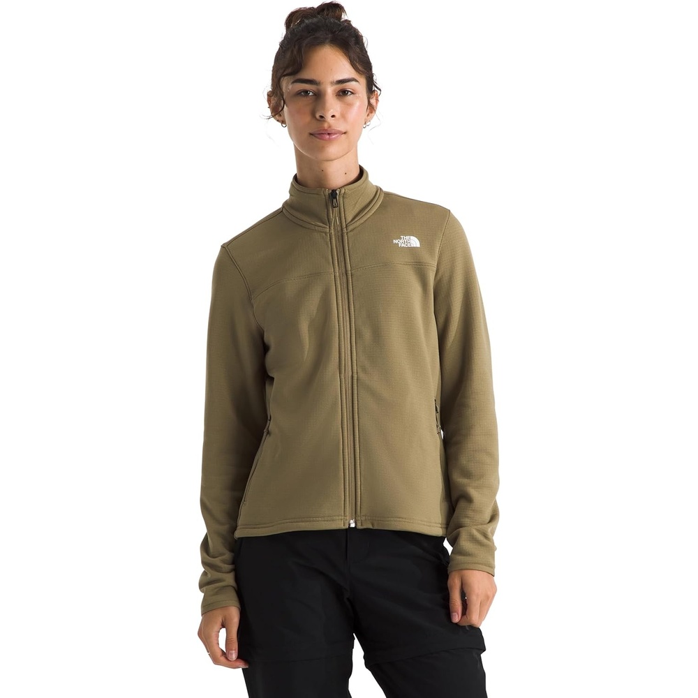 image:imageTHE NORTH FACE Womens Cedar Trail Grid Fleece Jacket Zip Pockets amp Reinforced Binding on the Collar Cuffs amp HemCedar