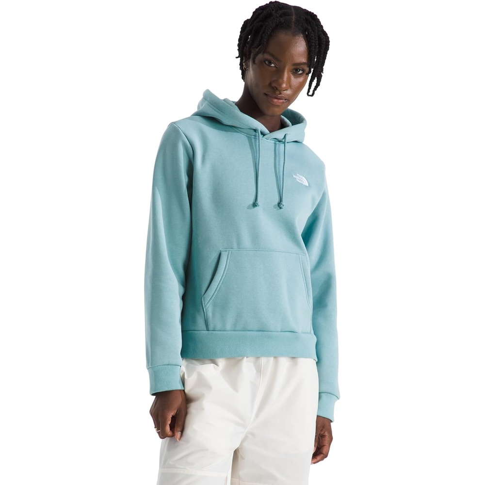 image:imageTHE NORTH FACE Womens Evolution Simple Dome Hoodie  2 Piece Hood With Adjustable Drawcord Kangaroo PocketBlue Eclipse