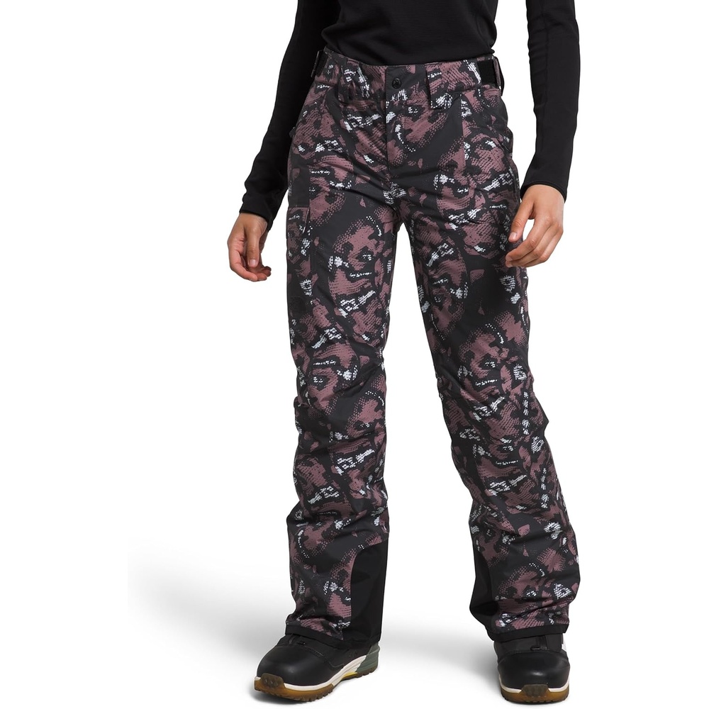 image:imageTHE NORTH FACE Womens Freedom Insulated Pant Standard amp Plus Size Waterproof for Snow Sports Gaiters Adjustable WaistFawn Grey Snake Charmer Print