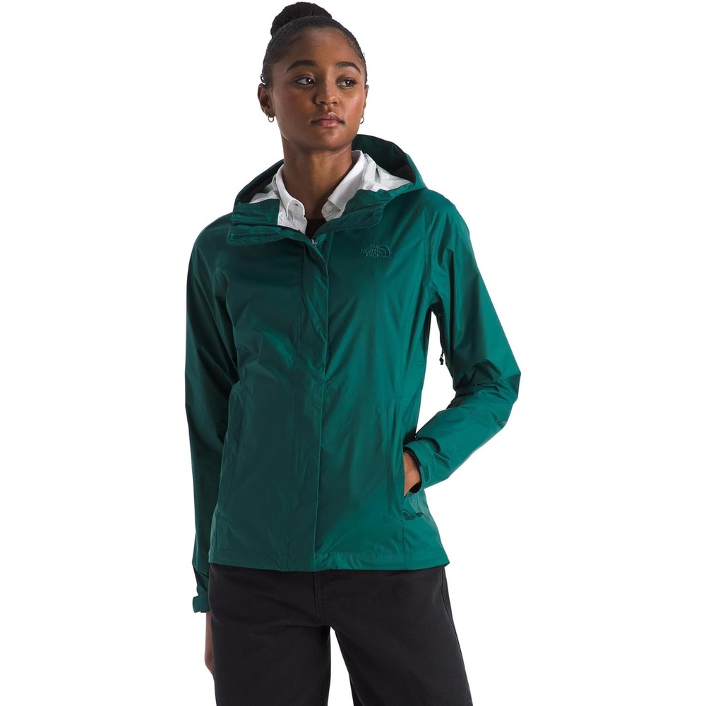 image:imageTHE NORTH FACE Womens Venture 2 Waterproof Hooded Rain Jacket Raincoat With Breathable Dryvent 25l Fabric PitzipsDeep Nori