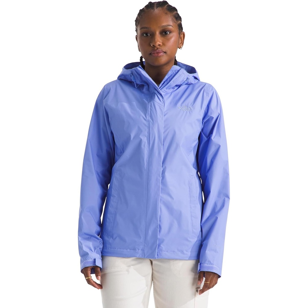 image:imageTHE NORTH FACE Womens Venture 2 Waterproof Hooded Rain Jacket Raincoat With Breathable Dryvent 25l Fabric PitzipsPeriwinkle Glow