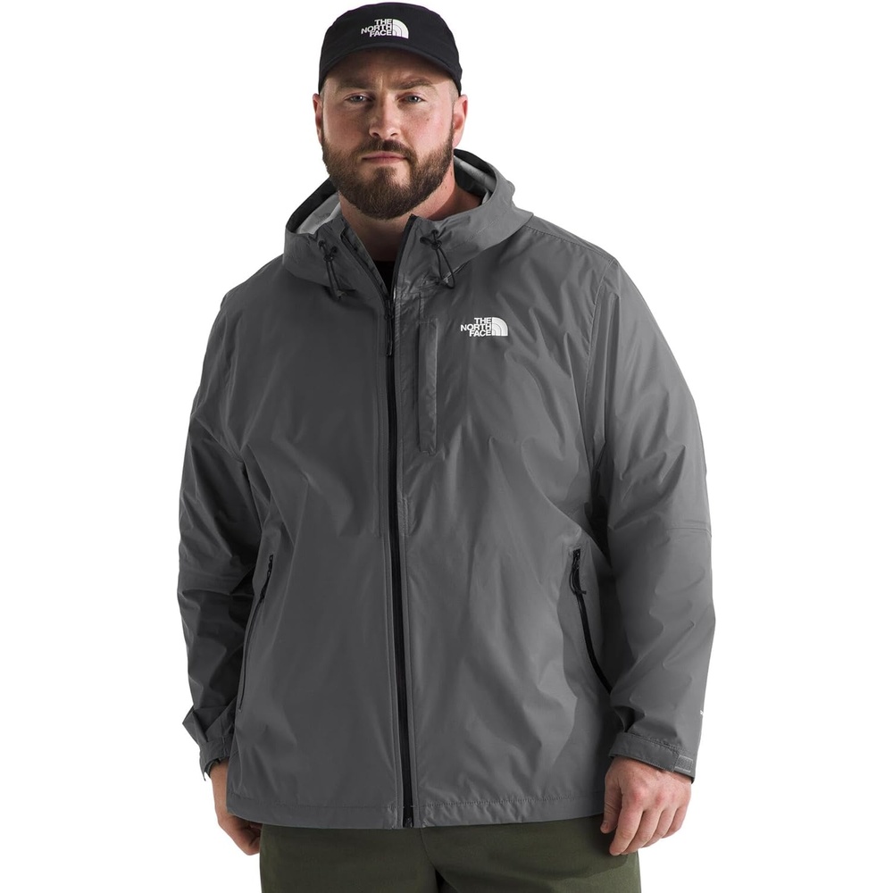 image:imageTHE NORTH FACE Womens Venture 2 Waterproof Hooded Rain Jacket  Raincoat With Breathable Dryvent 25l Fabric PitzipsSmoked Pearl