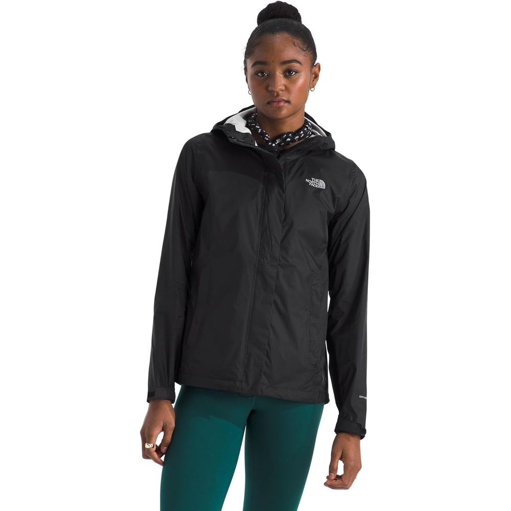 image:imageTHE NORTH FACE Womens Venture 2 Waterproof Hooded Rain Jacket Raincoat With Breathable Dryvent 25l Fabric PitzipsTnf Black
