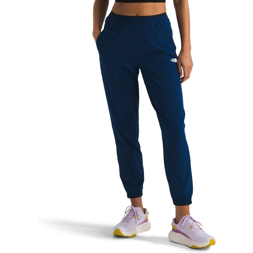 image:imageTHE NORTH FACE Womens Wander Jogger 20 Moisture Wicking Pants Water Repellent Finish Internal DrawcordEstate Blue