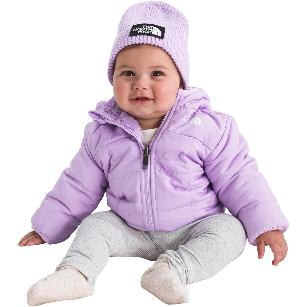 imageTHE NORTH FACE babygirls Reversible Shasta Full Zip Hooded JacketLite Lilac