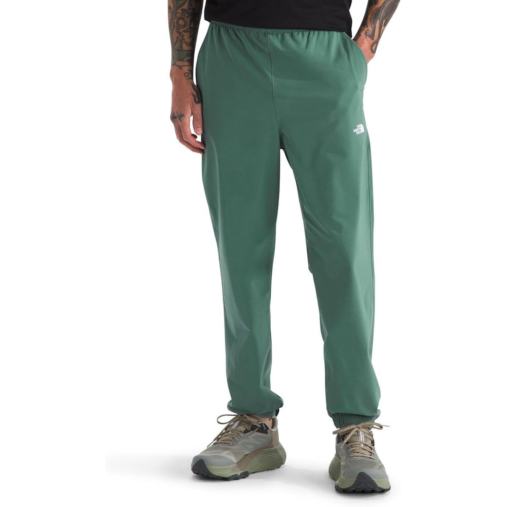 image:imageThe North FACE Mens Wander Jogger 20 Moisture Wicking Pants Water Repellent Finish Internal DrawcordDuck Green