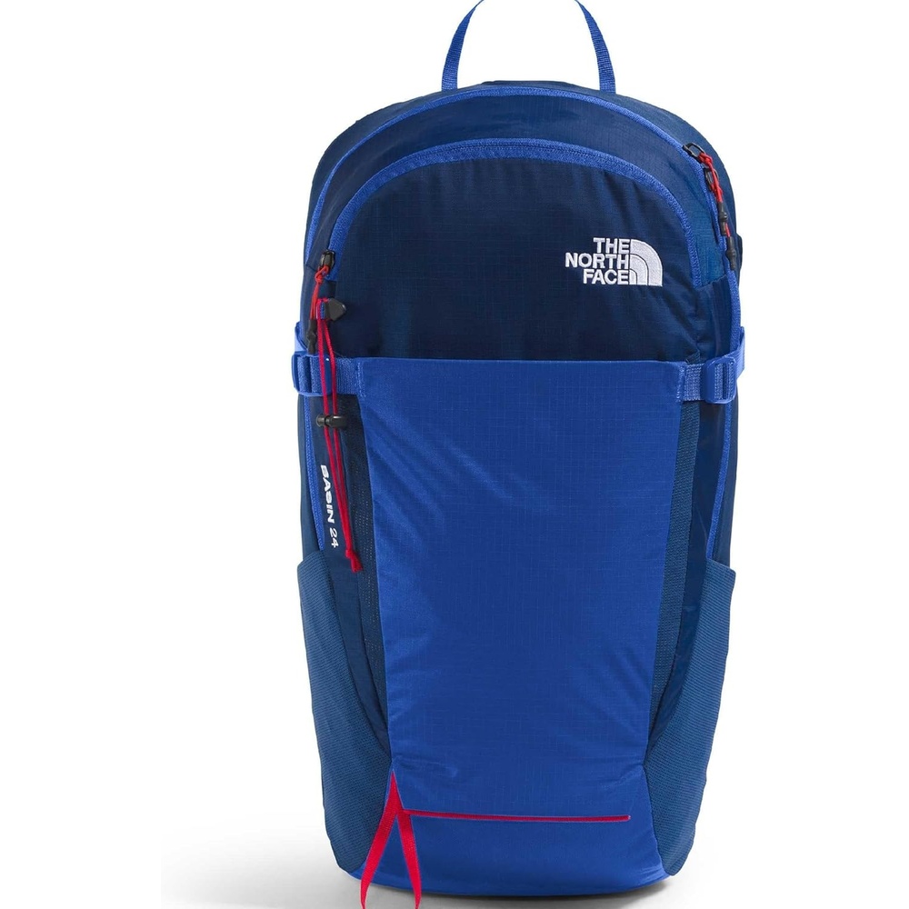 imageThe North Face Basin 24 Liter Technical Daypack with Rain Cover Unisex Hiking Pole Attachment Compression Straps TNF BlackTNF BlackNPF One SizeEstate BlueTnf Blue