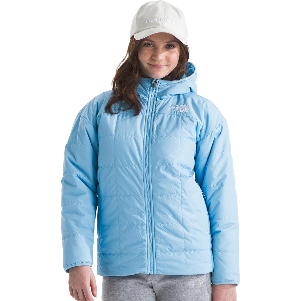 imageThe North Face Girls Reversible Shasta Short ParkaCornflower
