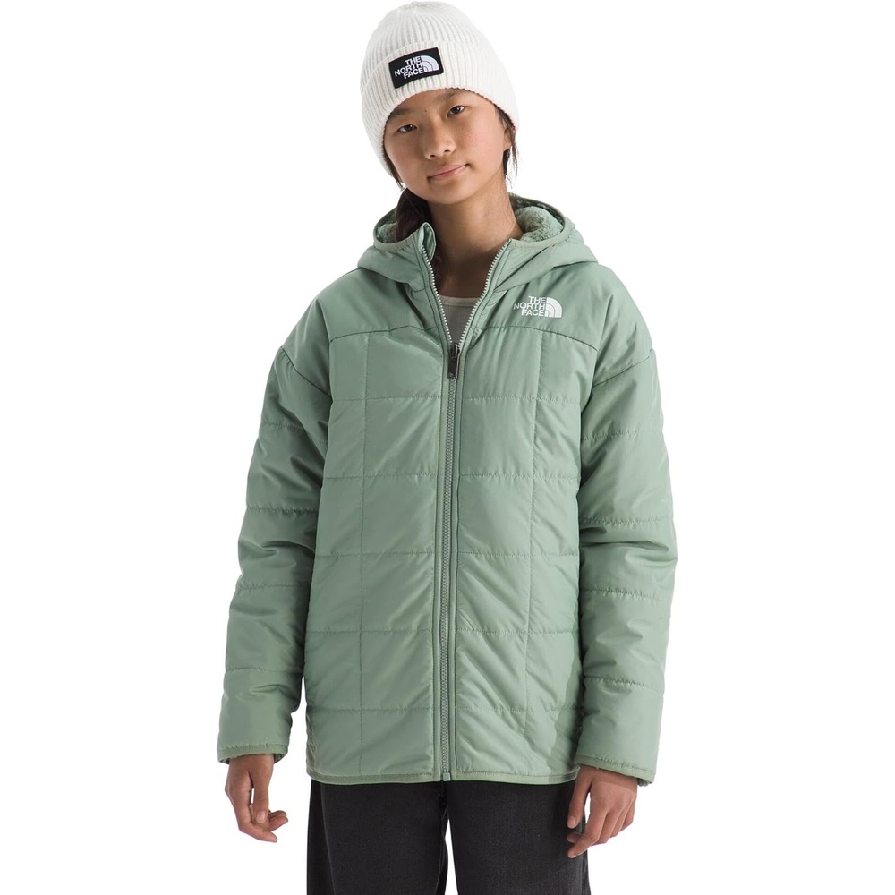 imageThe North Face Girls Reversible Shasta Short ParkaSlate Moss
