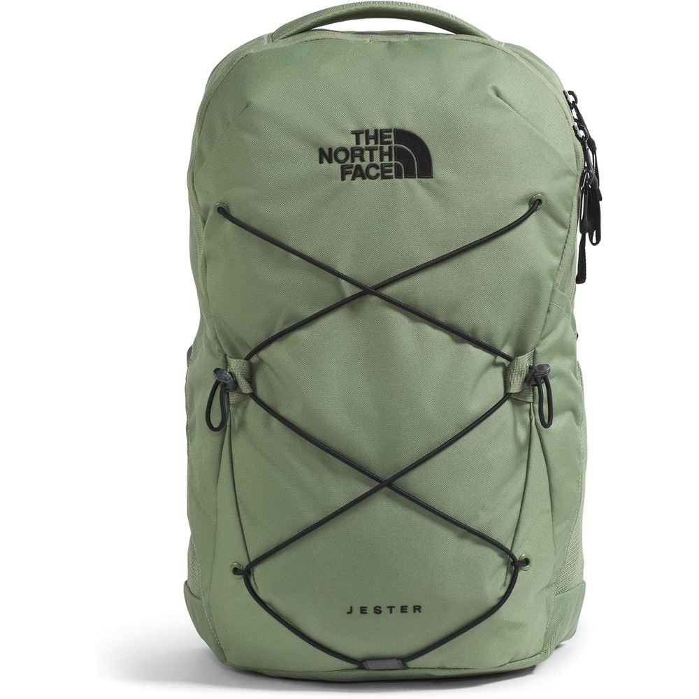 imageThe North Face Jester Everyday Laptop Backpack  Commuter Daypack Water Repellent Laptop Sleeve Khaki StoneForest Olive One SizeBark MistTnf Black