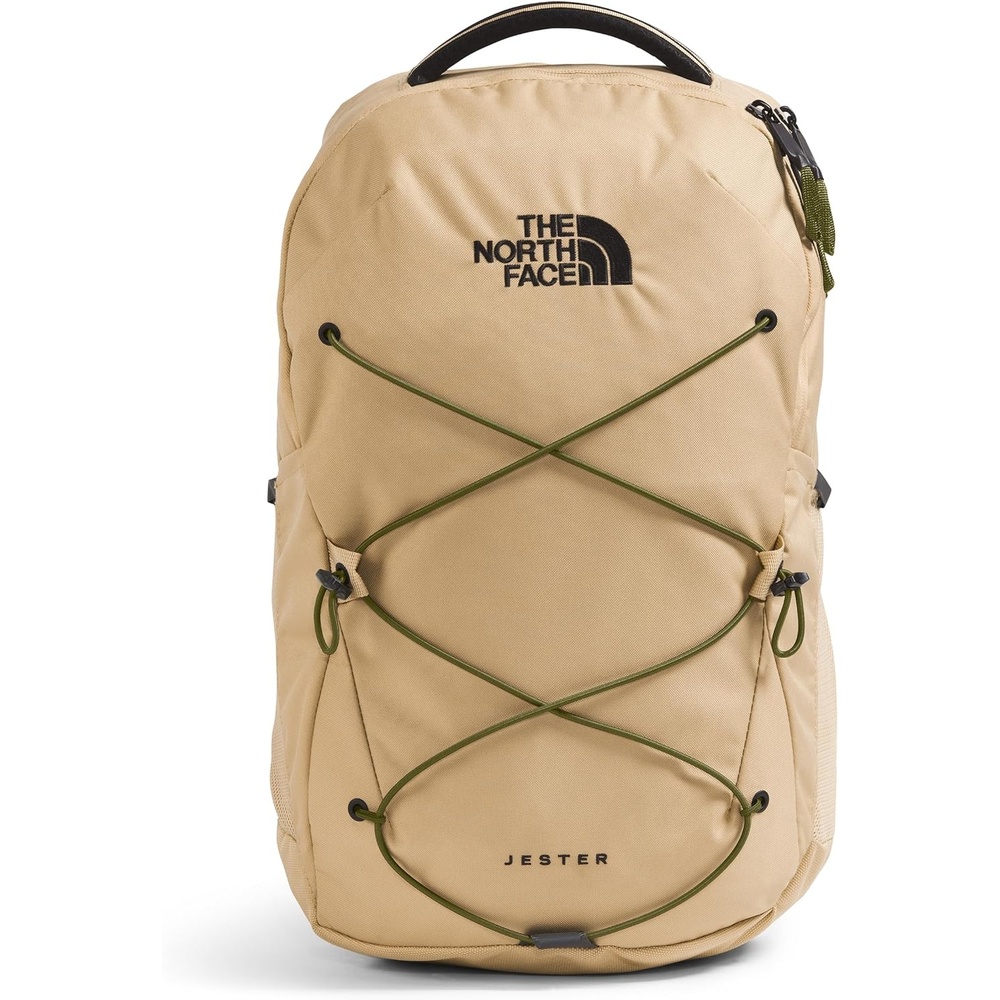 imageThe North Face Jester Everyday Laptop Backpack  Commuter Daypack Water Repellent Laptop Sleeve Khaki StoneForest Olive One SizeKhaki StoneForest Olive