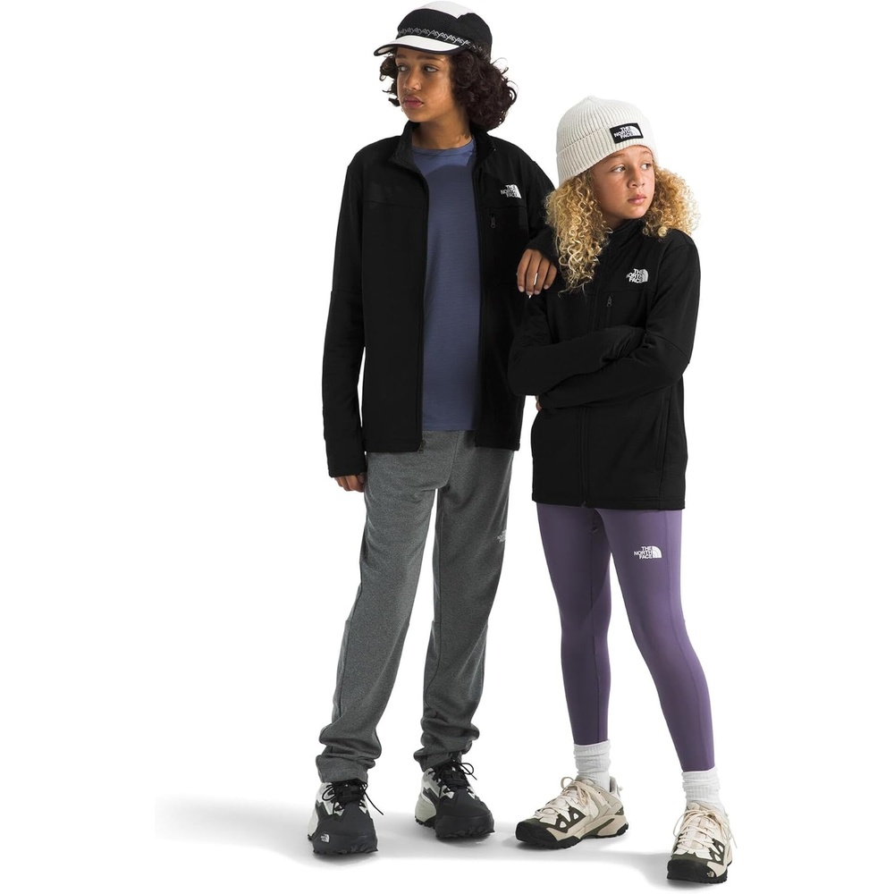 image:imageThe North Face Kids Hike Midlayer Full Zip Jacket Lightweight Outerwear for Boys amp Girls Securezip Chest PocketTnf Black