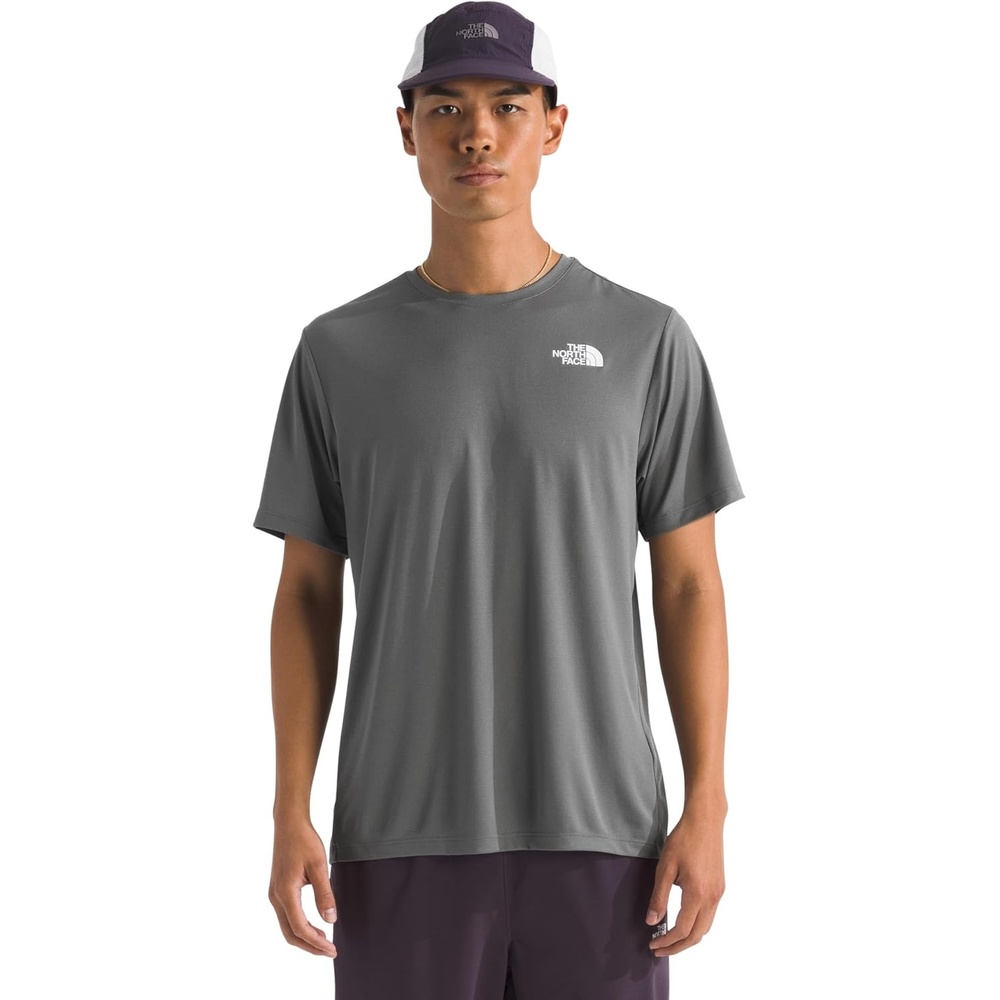 image:imageThe North Face Mens 247 ShortSleeve Tee Lightweight Athletic Shirt with Flashdry Technology amp Heat Transfer LogoSmoked Pearl
