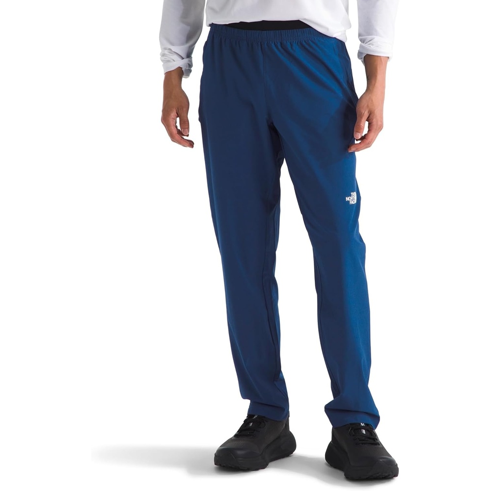 image:imageThe North Face Mens 247 Woven Jogger Lightweight Stretchy Pants Flashdry Technology Adjustable DrawcordEstate Blue