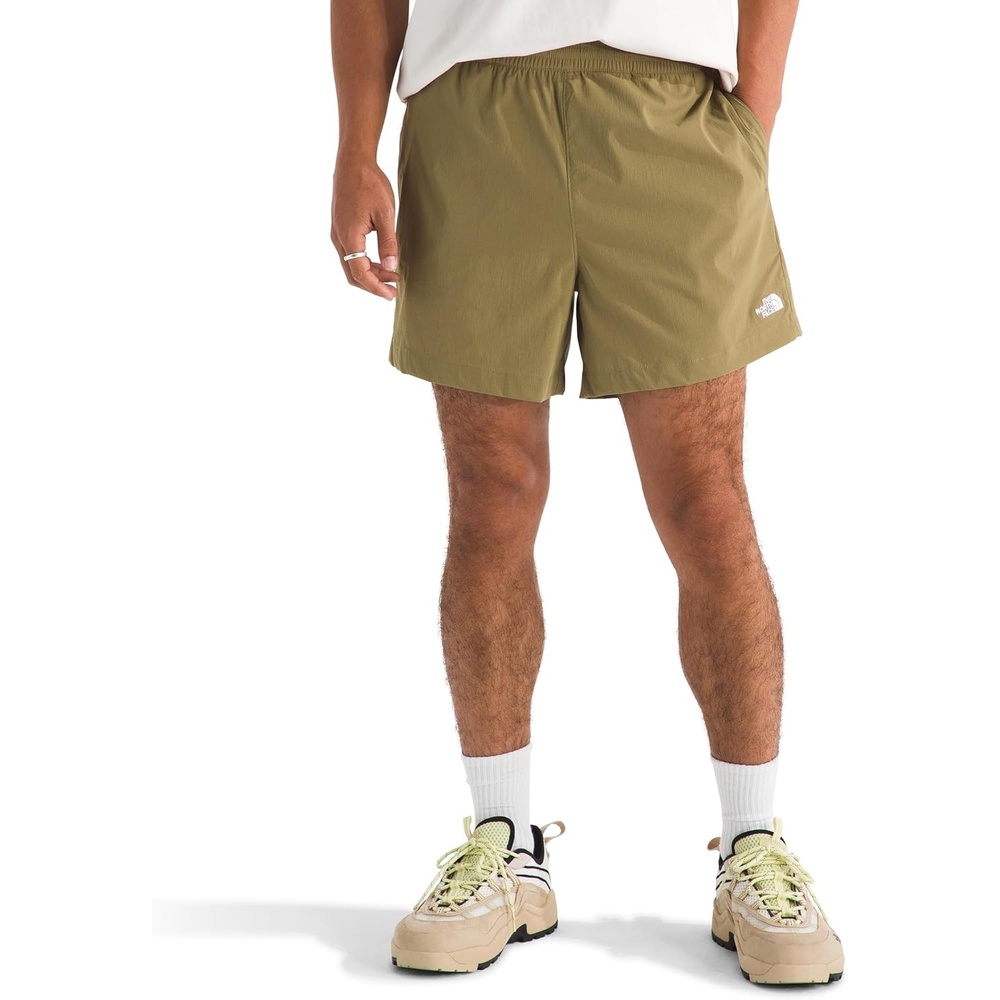 image:imageThe North Face Mens Class V Pathfinder WaterRepellent Pullon 5 Short Moisture Wicking Elastic WaistbandCedar
