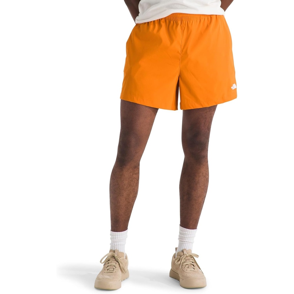 image:imageThe North Face Mens Class V Pathfinder WaterRepellent Pullon 5 Short Moisture Wicking Elastic WaistbandDust Orange