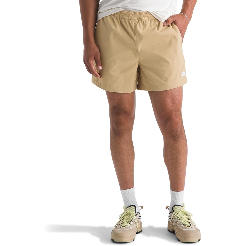 image:imageThe North Face Mens Class V Pathfinder WaterRepellent Pullon 5 Short Moisture Wicking Elastic WaistbandKhaki Stone