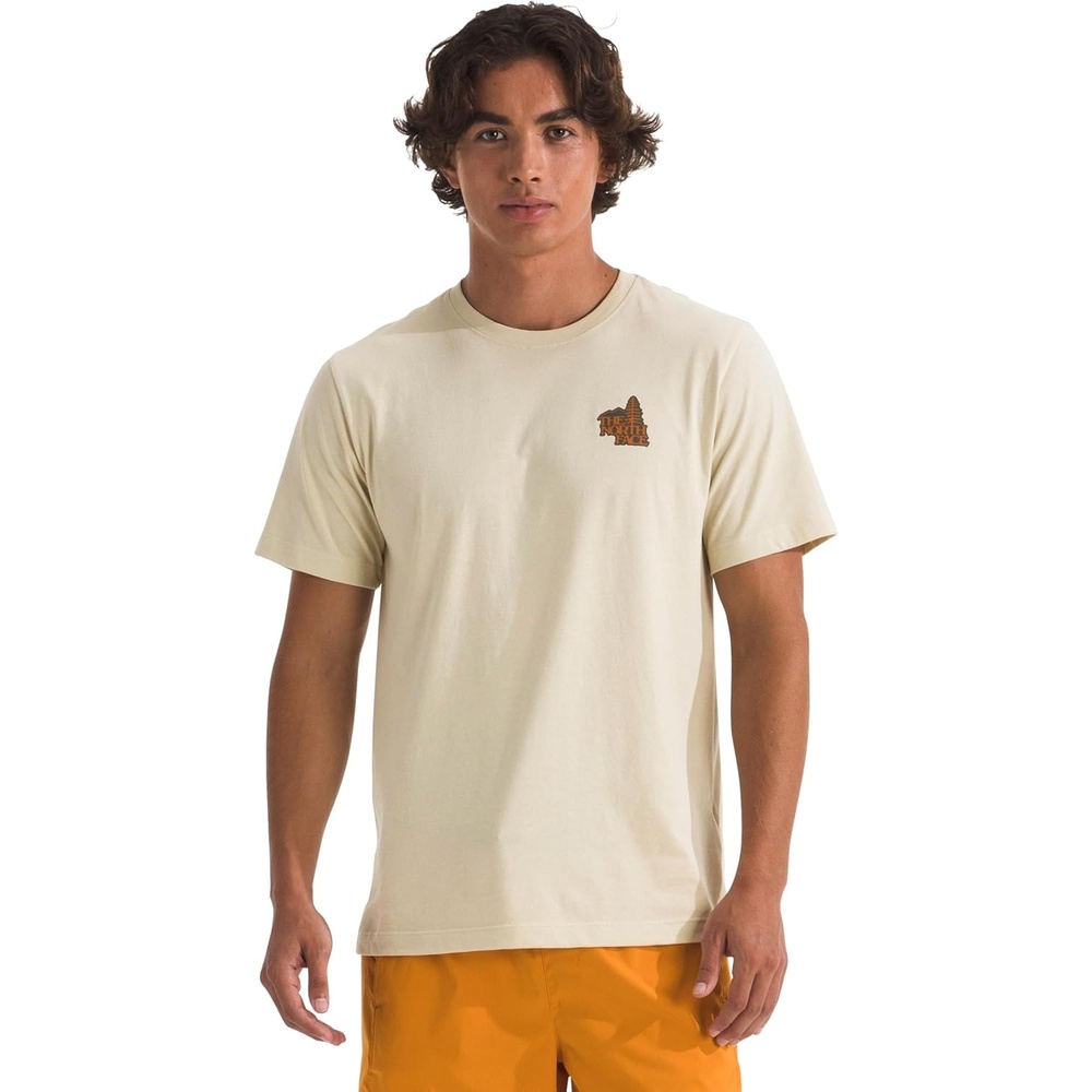 image:imageThe North Face Mens Keep Climbin ShortSleeve Tee Casual Stylish Graphic TShirt Regular Fit Soft Cotton FabricDesert Stone