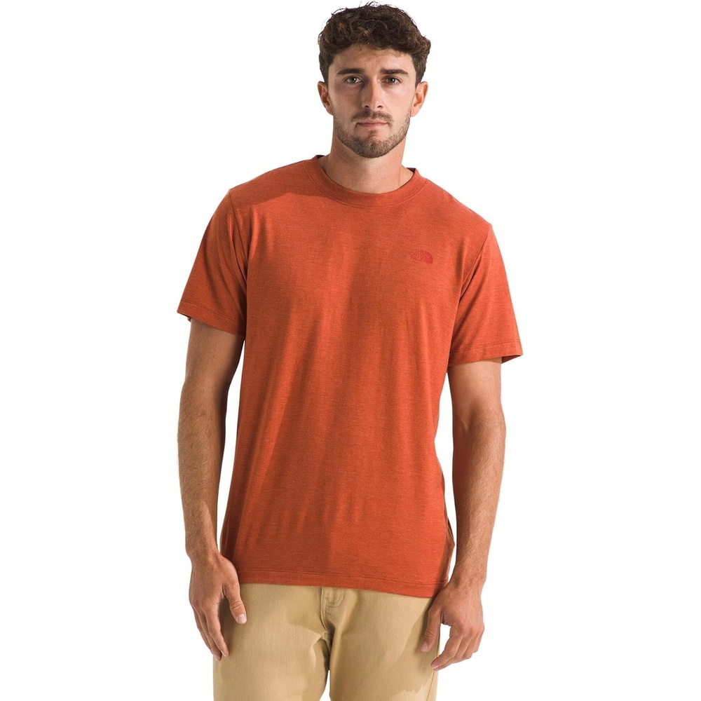 image:imageThe North Face SS TriBlend TeeIron Clay White Heather