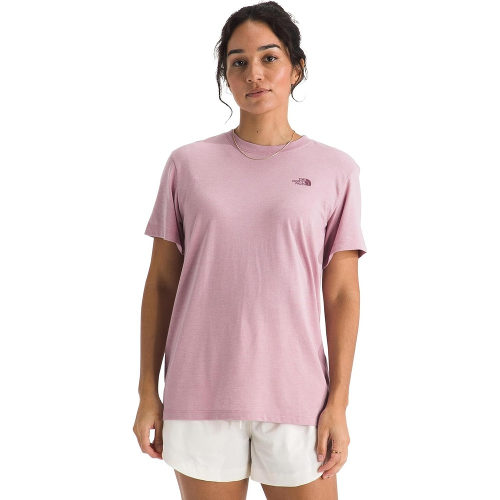 image:imageThe North Face Short Sleeve TriBlend TeeHushed Lavender White Heather