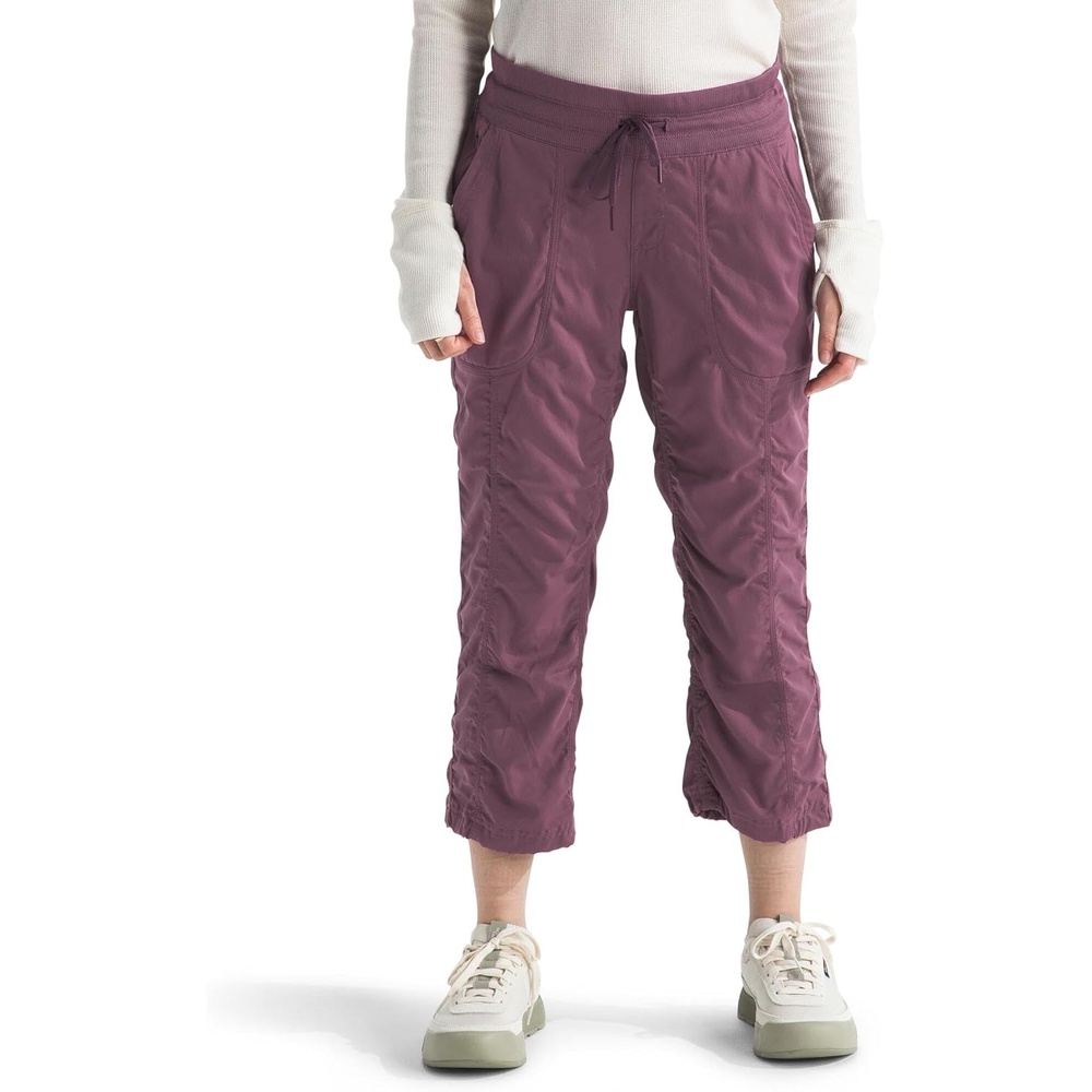 image:imageThe North Face Womens Aphrodite 20 Capri Moisture Wicking Water Repellent Finish UPF 40 ProtectionMidnight Mauve