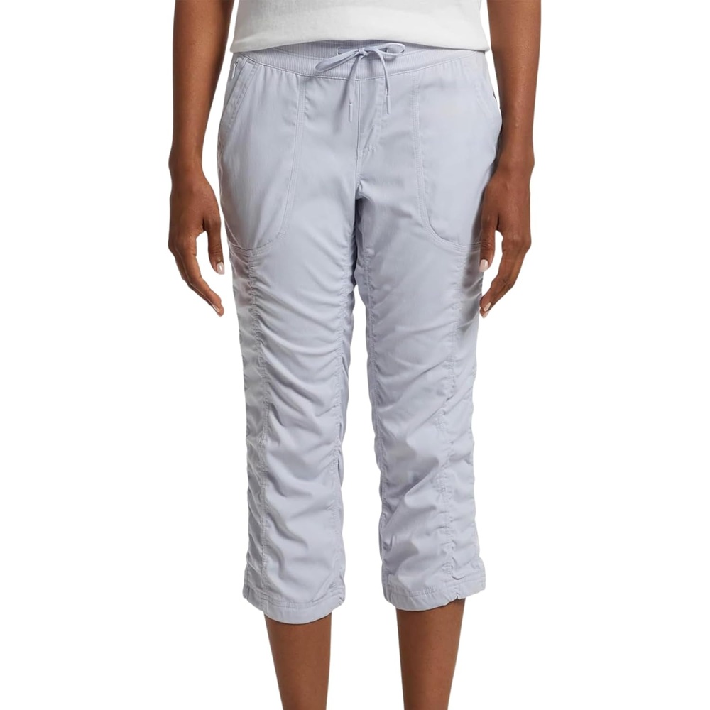 image:imageThe North Face Womens Aphrodite 20 Capri Moisture Wicking Water Repellent Finish UPF 40 ProtectionMystic Haze