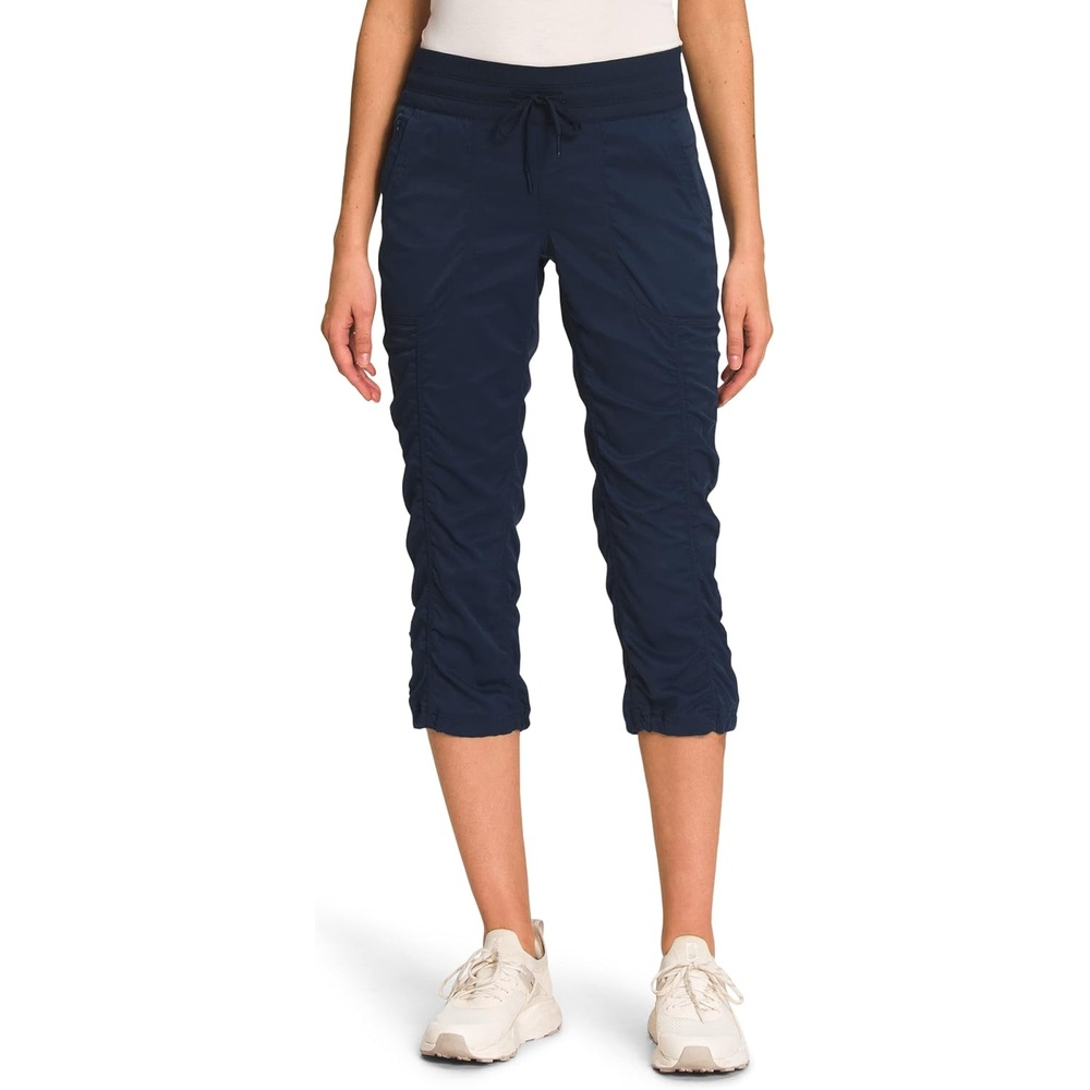 image:imageThe North Face Womens Aphrodite 20 Capri Moisture Wicking Water Repellent Finish UPF 40 ProtectionSummit Navy