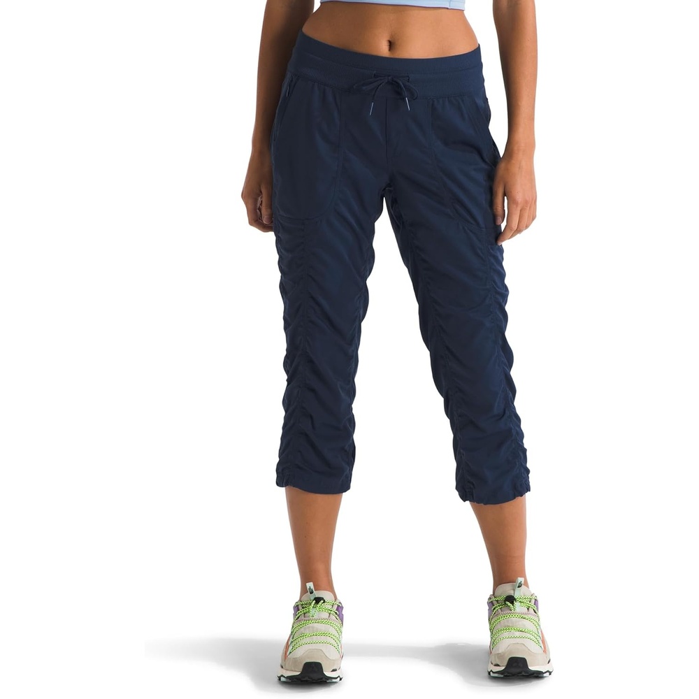 image:imageThe North Face Womens Aphrodite 20 Capri Moisture Wicking Water Repellent Finish UPF 40 ProtectionSummit Navynpf
