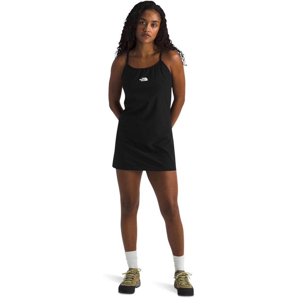 image:imageThe North Face Womens Flex Woven 2in1 Dress Racerback Athletic Dress with Interior Bodysuit Moisture Wicking FabricTnf Black