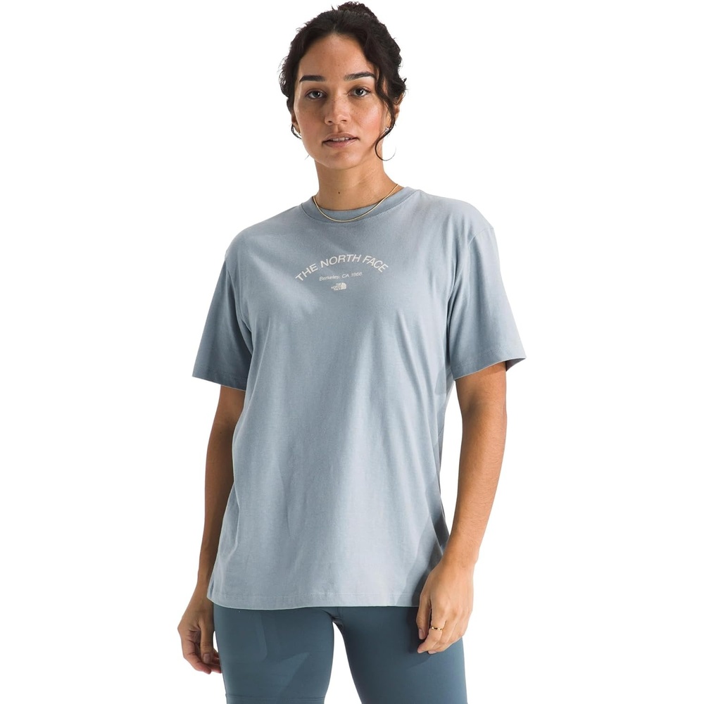 image:imageThe North Face Womens Home Relaxed Short Sleeve Tee Casual Graphic TShirt Regular Fit Soft Cotton FabricFrost Grey