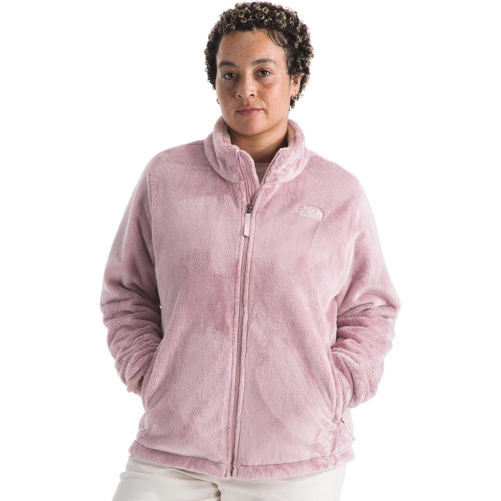image:imageThe North Face Womens Osito Full Zip Fleece Jacket Standard amp Plus Size Soft Lightweight Fleece Coat Zippered PocketsMetal Pink