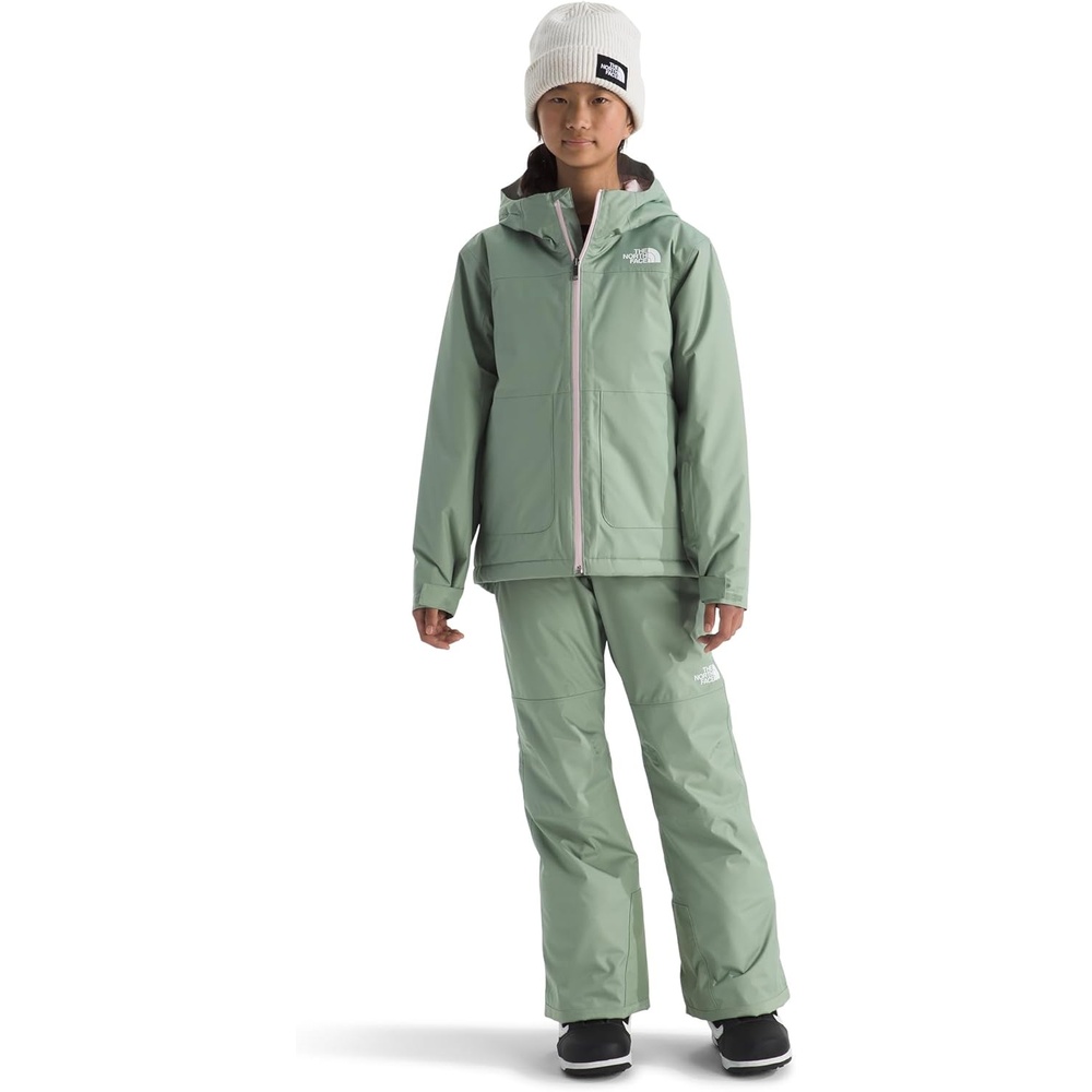 image:imageThe North Face girls Freedom Insulated Jacket Little KidBig KidSlate Moss