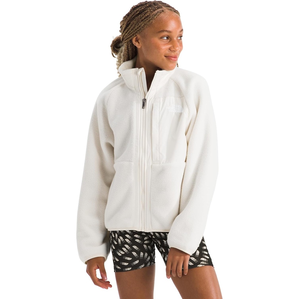 imageThe North Face girls Yumiori Full Zip Jacket Little KidBig KidWhite Dune