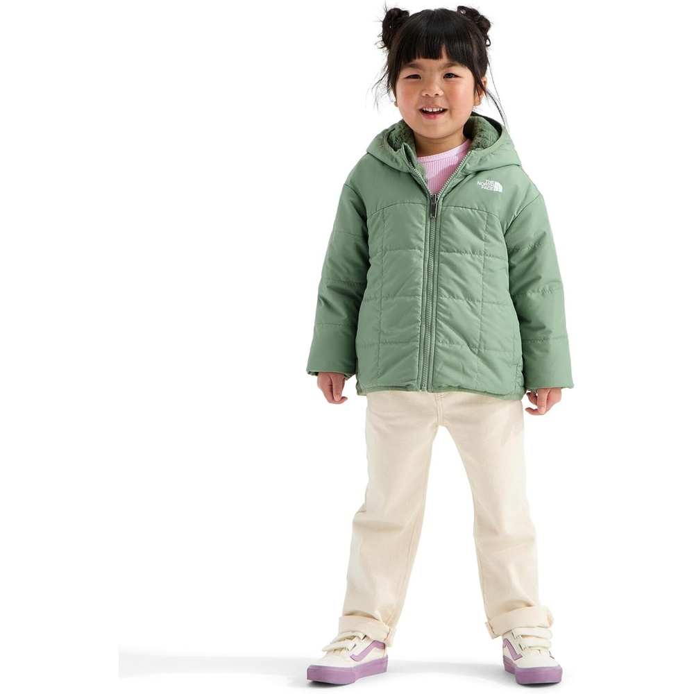 imageThe North Face unisexbaby Reversible Shasta Full Zip Hooded JacketSlate Moss