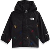 Tnf Black Tossed Logo Grid Print