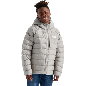 THE NORTH FACE Boys Reversible Perrito Hooded Jacket | Waterproof Winter Puffer Coat, Lightweight Outerwear for Travel(Stone Slab)