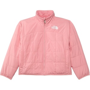THE NORTH FACE Girls Reversible Shasta Full Zip Jacket | Puffer Coat With Synthetic Insulation, Fleece Lined, Water Repellent(Terracotta)