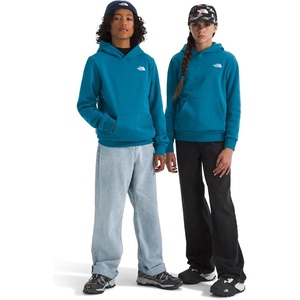 THE NORTH FACE Kids’ Evolution Emb Pullover Hoodie | Sweatshirt for Boys & Girls With 2 Piece Hood, Kangaroo Pocket(Dusk Blue)