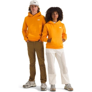 THE NORTH FACE Kids’ Evolution Emb Pullover Hoodie | Sweatshirt for Boys & Girls With 2 Piece Hood, Kangaroo Pocket(Summit Gold)