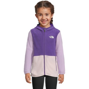 THE NORTH FACE Kids’ Glacier Lightweight Full Zip Hooded Jacket | Fleece Top With 3 Piece Hood, Secure-zip Hand Pockets(Peak Purple/Lite Lilac/Pale Blossom)