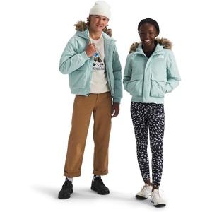 THE NORTH FACE Kids’ McMurdo Hooded Jacket | Waterproof, Waterfowl Down Insulation, Relaxed Fit(Muted Pine)