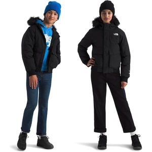 THE NORTH FACE Kids’ McMurdo Hooded Jacket | Waterproof, Waterfowl Down Insulation, Relaxed Fit(Tnf Black)